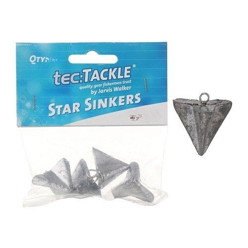 Tec Tackle Star Sinkers [sz:1 - 4pk]