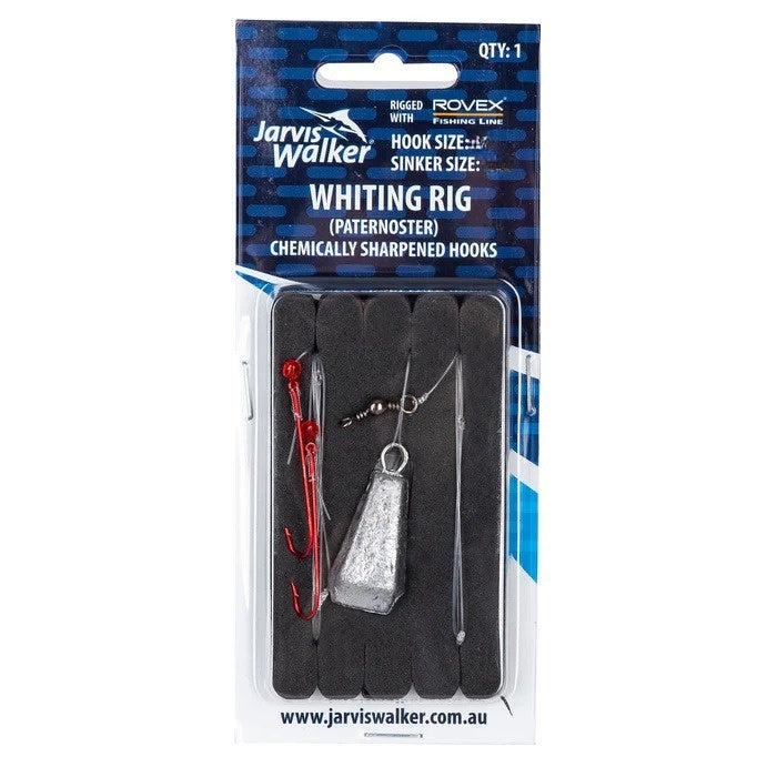 Jarvis Walker Whiting Paternoster Pre-made Rigs [sz:4]