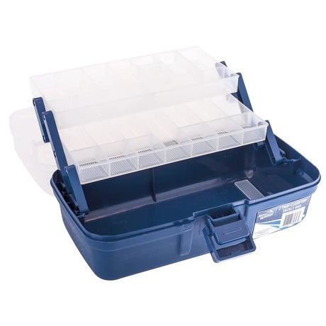 Jarvis Walker 2 Tray Clear Top Tackle Box