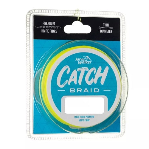 Jarvis Walker Catch Braided Fishing Line Yellow 300yd >< [sz:20lb]