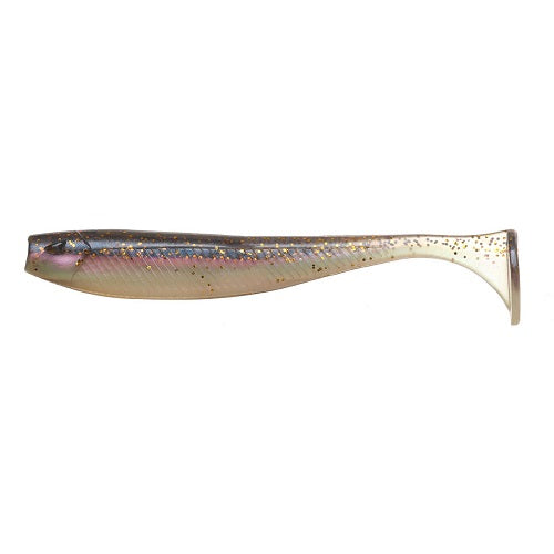 Bite Science Kick Minnow 4&quot; Soft Plastic Lure [cl:uv Purple Pearl]