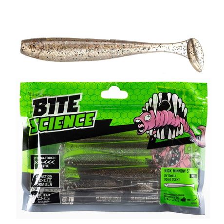 Bite Science Kick Minnow 5" Soft Plastic Lure