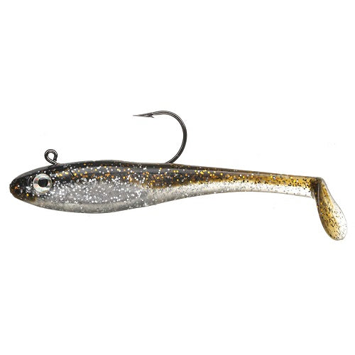 Bite Science Thump Shad 4&quot; Rigged Soft Plastic Lure [cl:bling Bait]