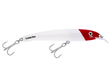 Halco Laser Pro 160mm 30g Deep Diver Hard Body Lure [cl:white Redhead]