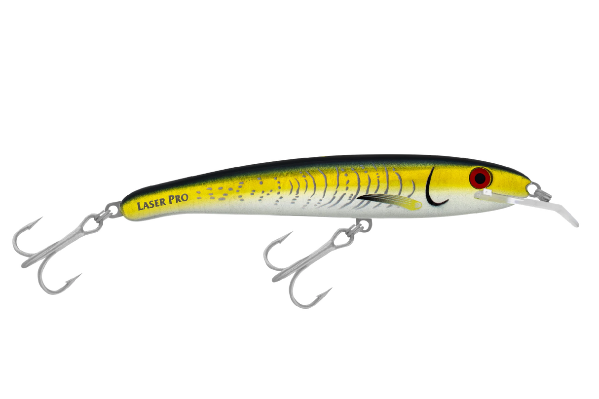 Halco Laser Pro 160mm 30g Deep Diver Hard Body Lure [cl:yellowfin]