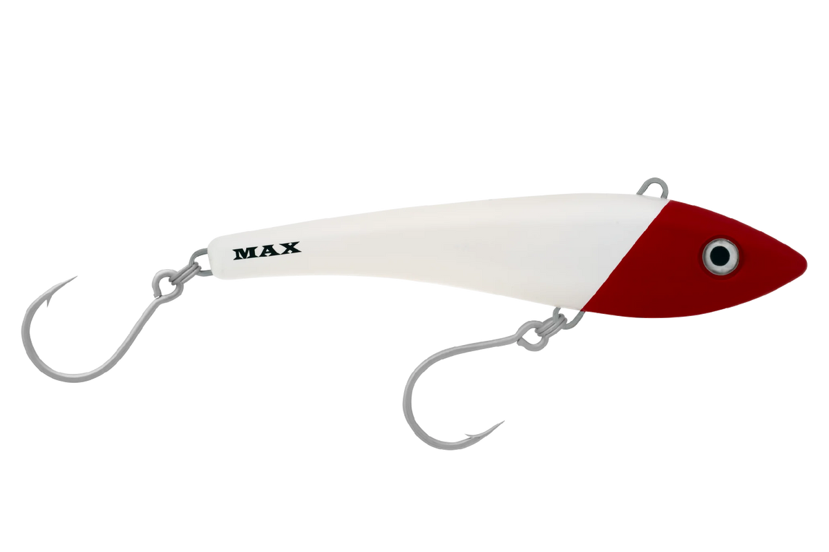 Halco Max 190mm 155g Hard Body Lure [cl:white Redhead]