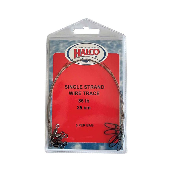 Halco Wire Trace Singlestrand 86lb - Fisho's Tackle World