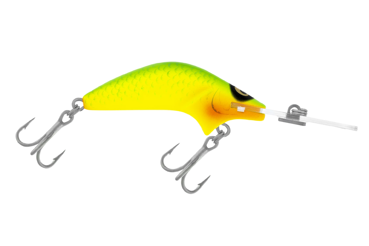 Halco Rmg Poltergeist 80mm 17g Deep Diver Hard Body Lure [cl:green Fluoro]