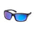 Mako Edge Polarised Sunglasses G1hr6 (brown Lens Blue Mirror Matt Black)