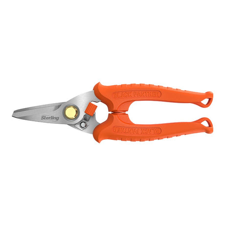 Black Panther 185mm Round Tip Industrial Snips Orange