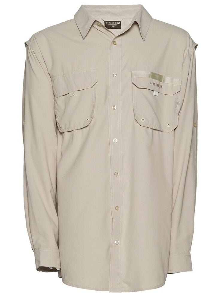 Shimano Vented Shirt Oatmeal [sz:l]