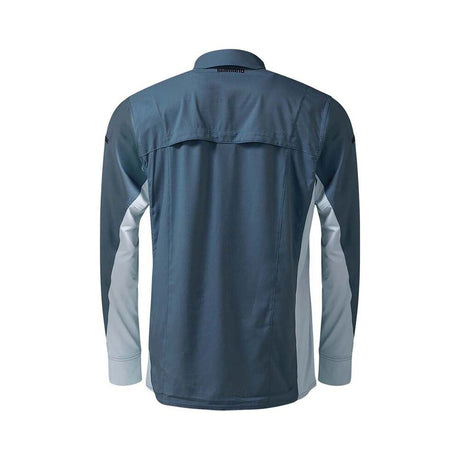 Shimano Pro Stretch Vented Shirt Navy [sz:l]