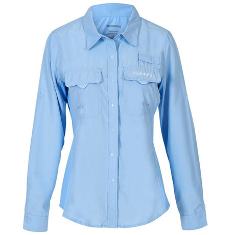 Shimano Vented Ladies Shirt Sky Blue [sz:10]