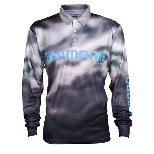 Shimano Shirt Technical Sub Charcoal Camo [sz:s]