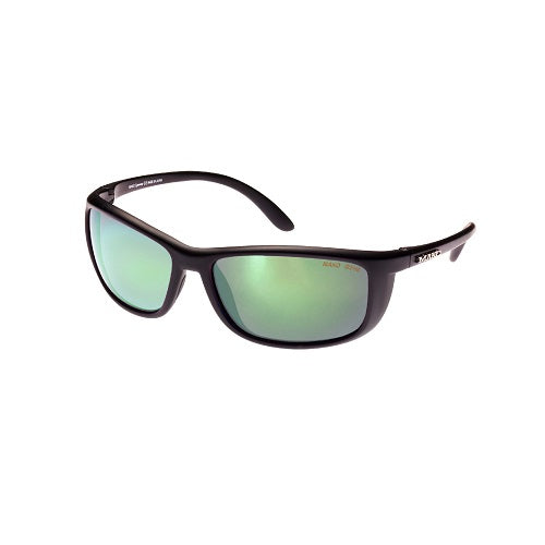 Mako Blade Polarised Sunglasses G2h5 (rose Lens Green Mirror Matt Black)