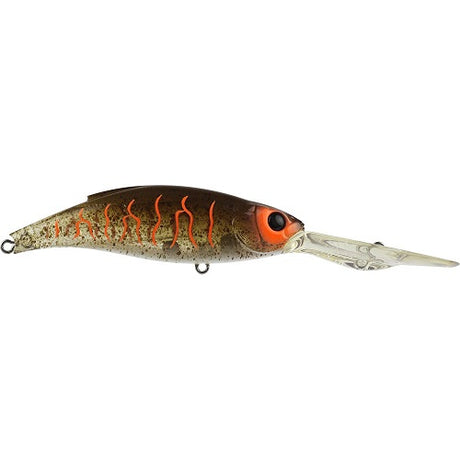 Atomic Hardz Shiner Double Deep 85mm 18g Hard Body Lure [cl:rock Crab]