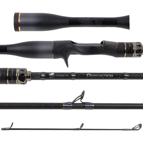 Samurai Refraction Baitcast Rod [sz:7'6"/16-40lb/1pbj/rfsbm76]