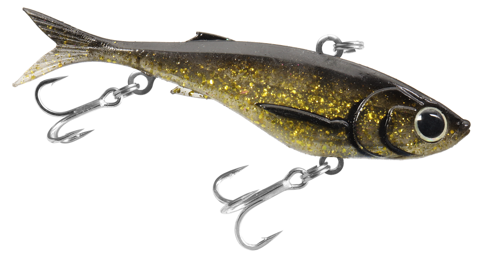 Tt Quake Slim Vibe 95mm 20g Soft Vibe Lure [cl:gold Dust]