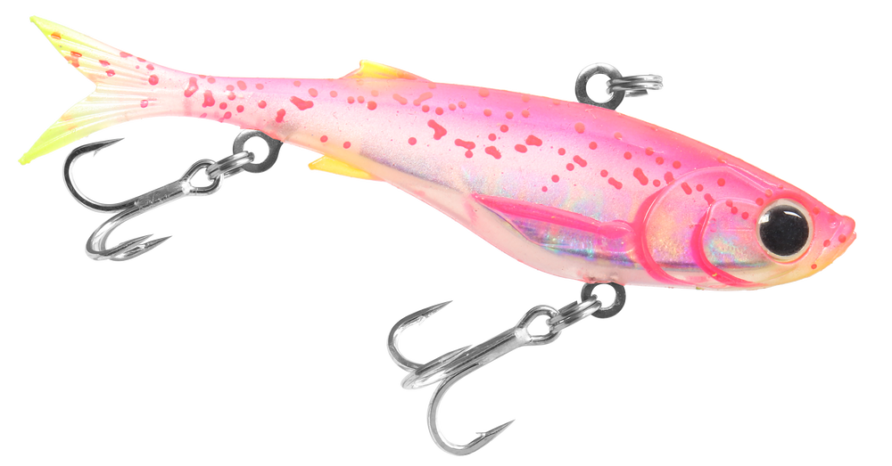 Tt Quake Slim Vibe 95mm 20g Soft Vibe Lure [cl:pink Fink Uv]