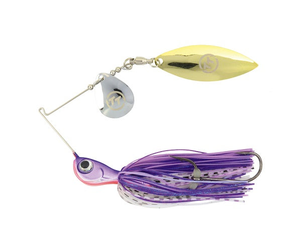 Tt Vortex + Compact 1/8oz Spinnerbait Lure [cl:purple Mauve]