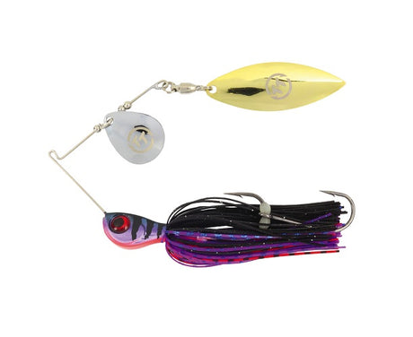 Tt Vortex + Compact 3/8oz Spinnerbait Lure [cl:purple Nightmare]