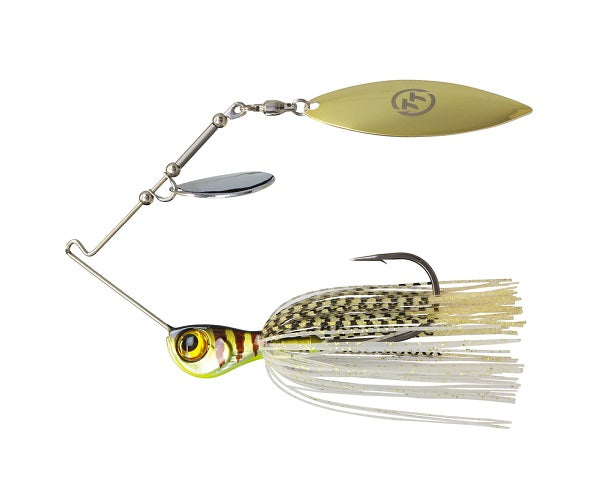 Tt Tornado + Tandem Blade 1/2oz Spinnerbait Lure [cl:gold Glimmer]