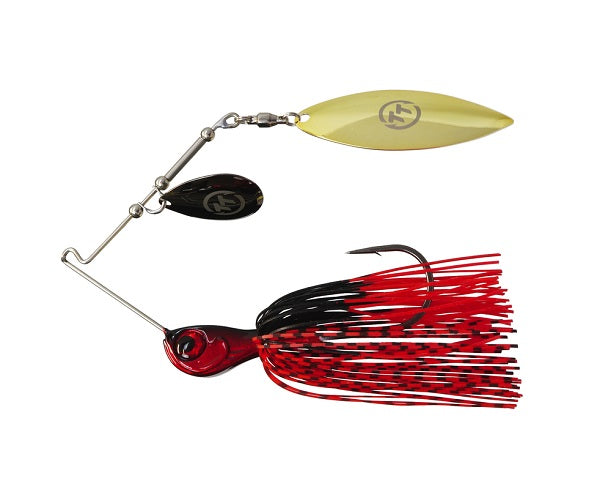 Tt Tornado + Tandem Blade 1/2oz Spinnerbait Lure [cl:bloody Nightmare]