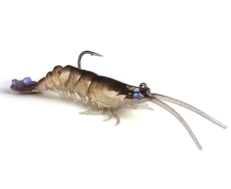 Zman Prawnz Elite 3.5" Pre-rigged Soft Plastic Lure [cl:natural Prawn]