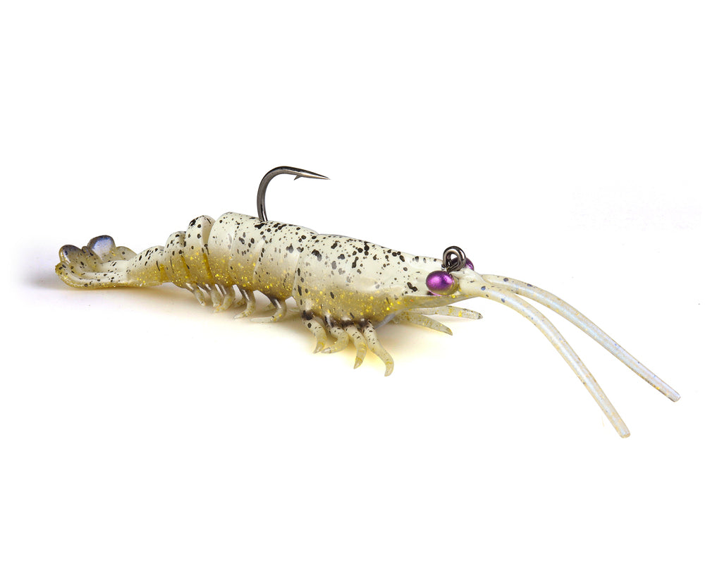 Zman Prawnz Elite 3.5" Pre-rigged Soft Plastic Lure [cl:beer Run]