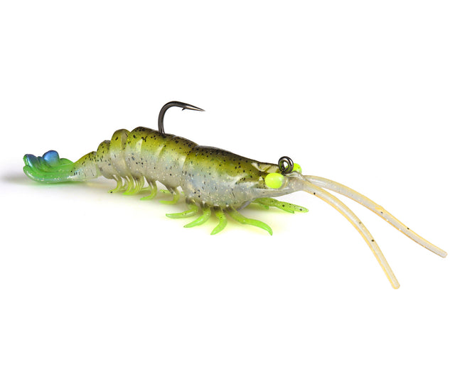 Zman Prawnz Elite 3.5" Pre-rigged Soft Plastic Lure [cl:fried Chicken]