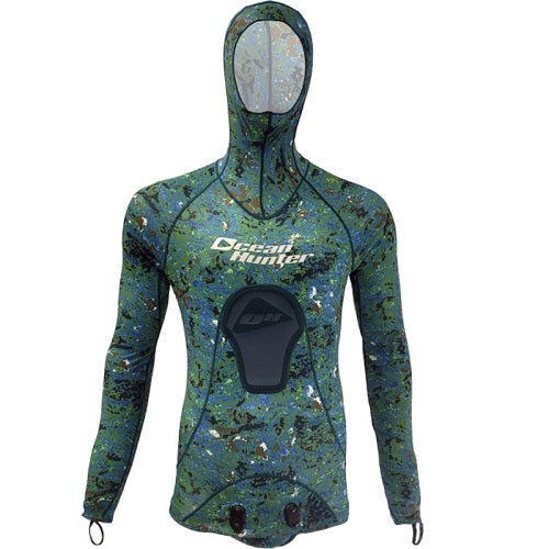 Ocean Hunter Chameleon Lycra Skin Top W/beavertail [sz:ml]