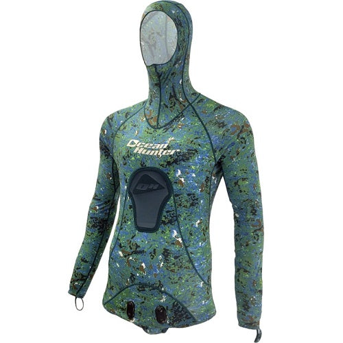 Ocean Hunter Chameleon Lycra Skin Top W/beavertail [sz:ml]