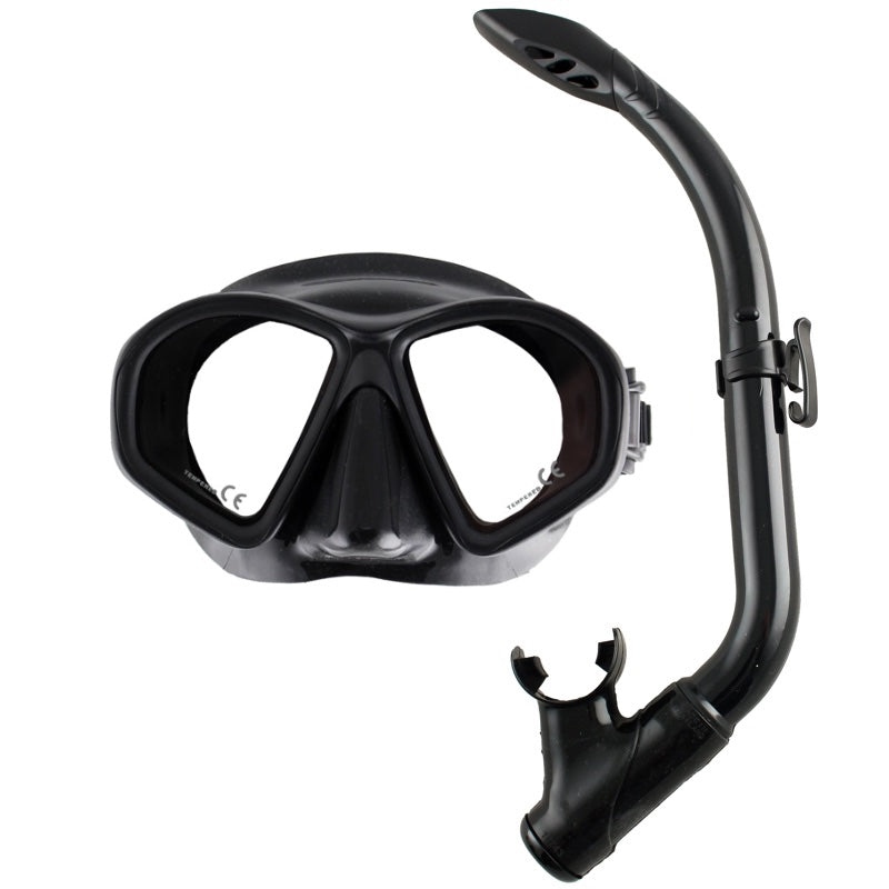 Ocean Hunter Phantom Youth Mask And Snorkel Set Black