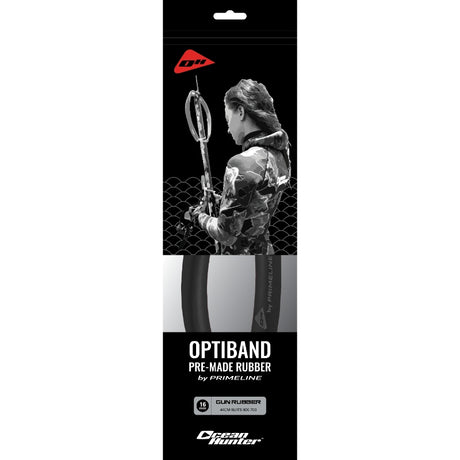 Ocean Hunter Primeline Optiband Gun Rubber Black [sz:16mm 61cm (suits 1000)]