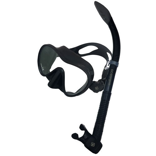 Ocean Pro Oberon Mask And Snorkel Set [cl:black]