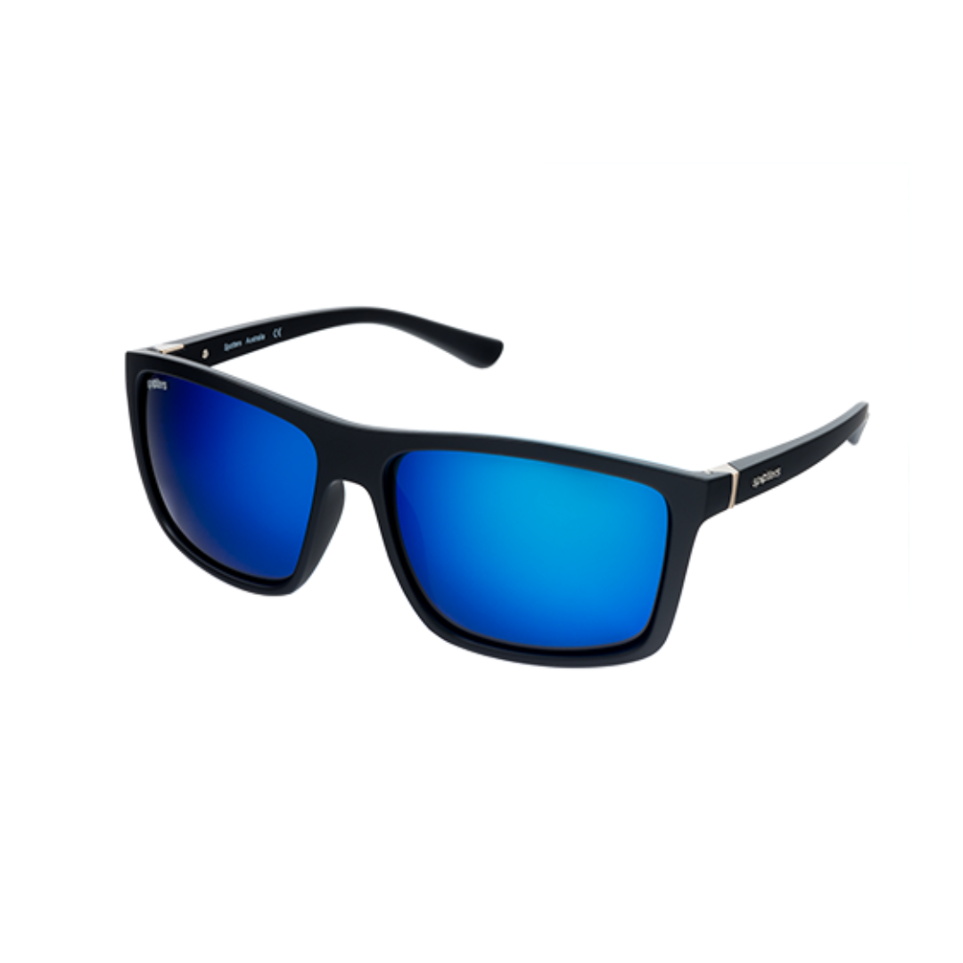 Spotters Grayson Polarised Sunglasses (matt Black Ice)