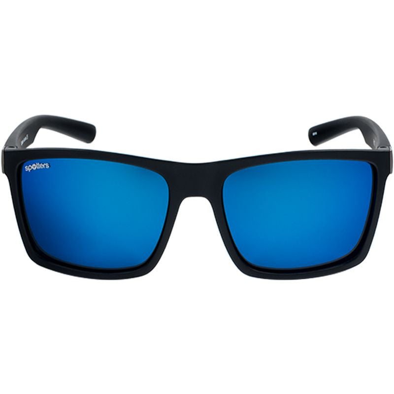 Spotters Riot Polarised Sunglasses (matt Black Ice Blue)