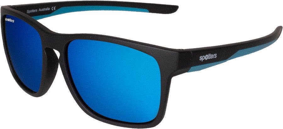 Spotters Dingo Kids Polarised Sunglasses (matt Black Blue)