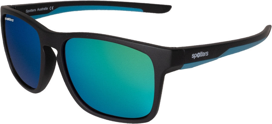 Spotters Dingo Kids Polarised Sunglasses (matt Black Green)