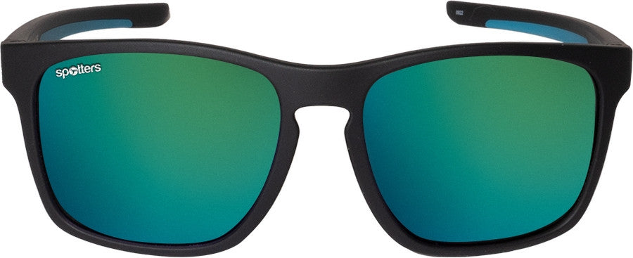 Spotters Dingo Kids Polarised Sunglasses (matt Black Green)