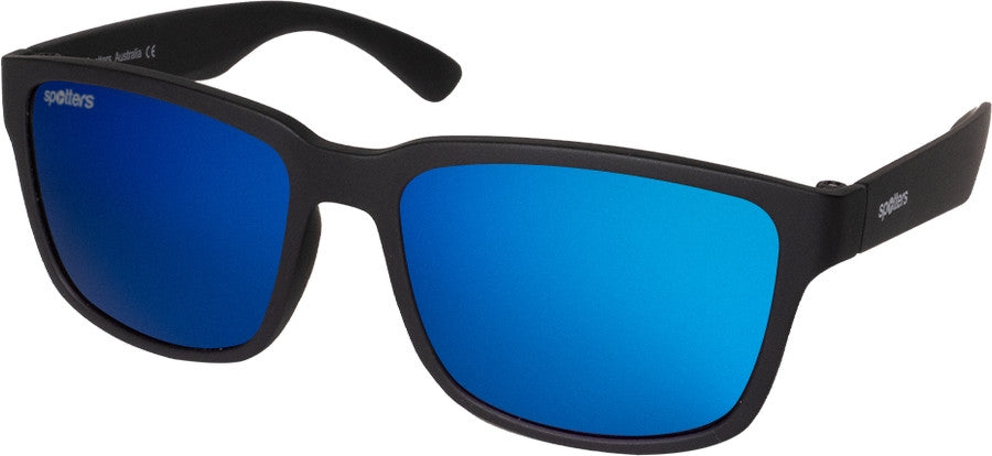 Spotters Kids Kanga Poliarised Sunglasses (matt Black Blue)