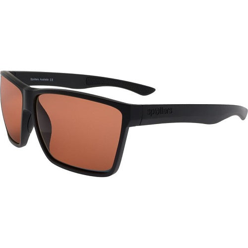 Spotters Villain Polarised Sunglasses (matt Black Hallide)