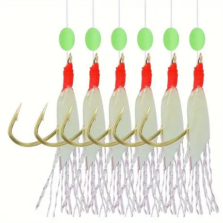 Instinct Pro Sabiki Bait Jig Red Fry Sz 8 >