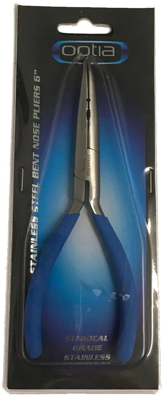 Optia 6" Bent Nose Pliers Surgical Stainless Steel