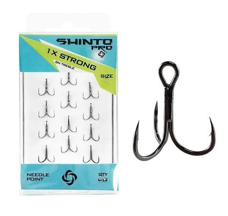 Shinto Pro 1x Strong Treble Hooks [sz:12 - 12pk]