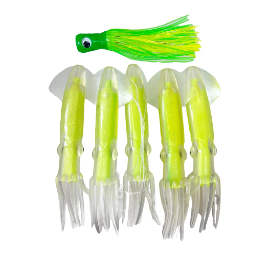 Buku Squid Daisy Chain 12&#39;&#39; Pusher Teaser [cl:green/yellow]