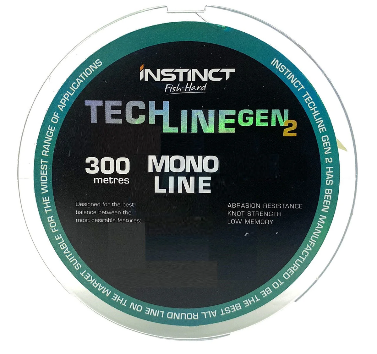 Instinct Pro Techline Gen 2 Monofilament Fishing Line Green 300m