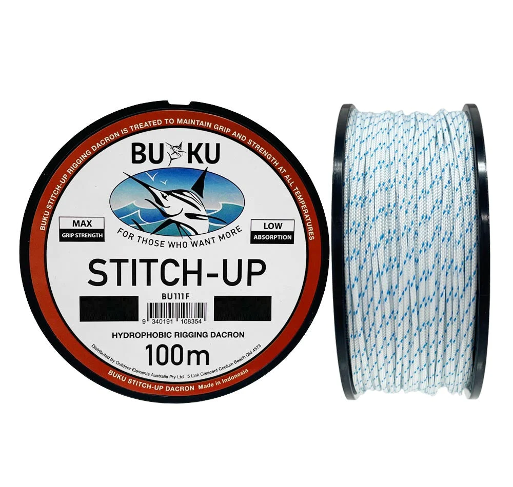 Buku Dacron Stitch Up Rigging Line 100m 50lb