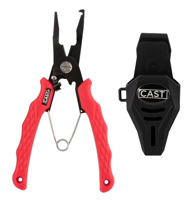 Buku Cast Hd Split Ring Pliers With Sheath [sz:medium]