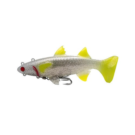 Panic Stations Mullet 4" Soft Plastic Lure [cl:salty]